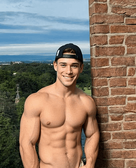 grandson at male revue